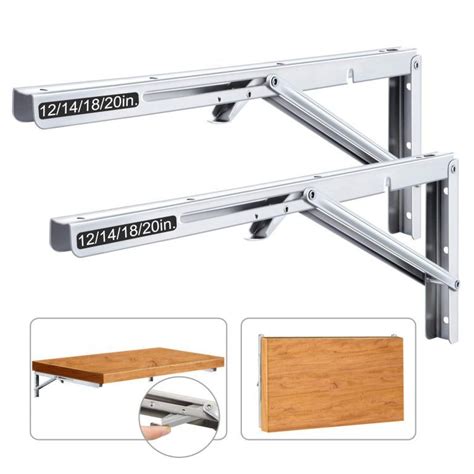 18 inch metal shelf brackets|18 inch folding shelf bracket.